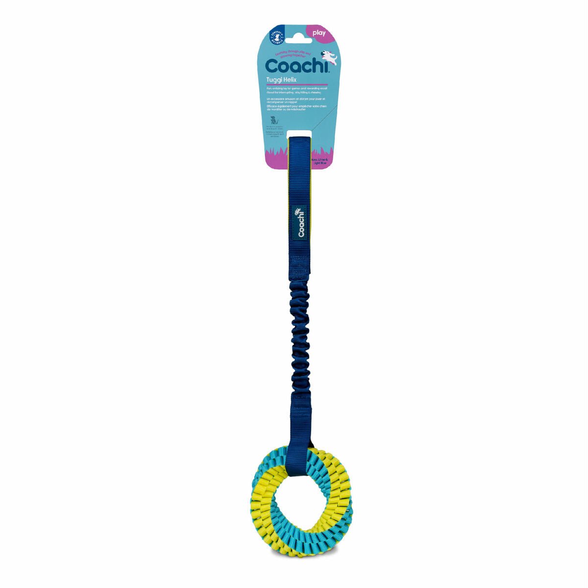 Training toy Coachi TUGGI HELIX Blå - Coachi | Valpoteket