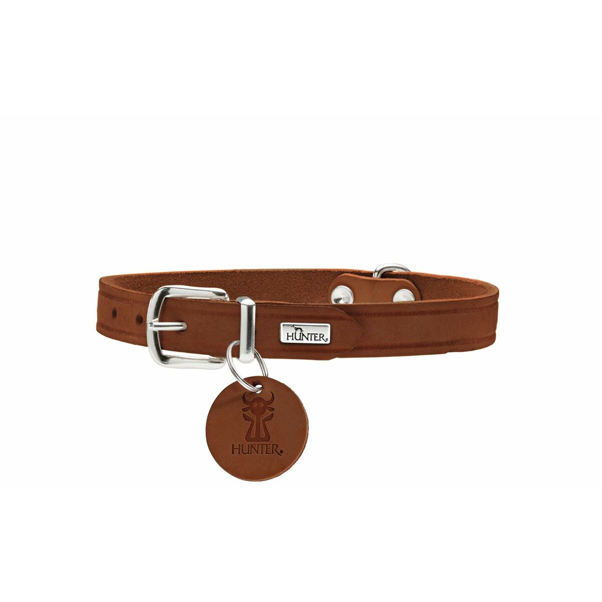 Hundhalsband Hunter Aalborg Brun XS/S 28-33 cm