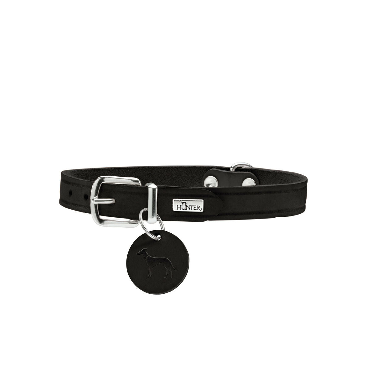 Hundhalsband Hunter Aalborg Svart S 32-38 cm