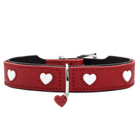 Hundhalsband Hunter Love M/L 47-54 cm Röd - Hunter | Valpoteket