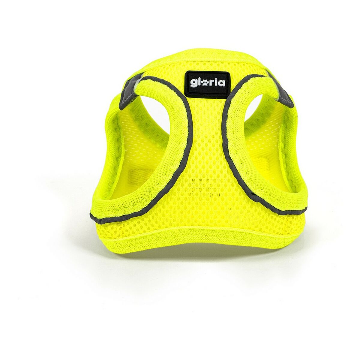 Dog Harness Gloria Air Mesh Trek Star Adjustable Size L Yellow (33.4-35 cm)