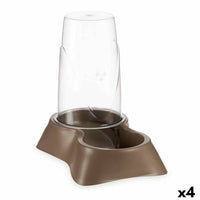 Matskål för husdjur Automat/anordning Brun polypropen 3,5 L 21,5 x 32,5 x 32,5 cm (4 antal)