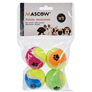 Hundleksak Boll Multicolour Ø 4,5 cm Polyetylen polypropen ABS (12 antal)