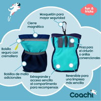 Bag Coachi Train & Treat Blå - Coachi | Valpoteket