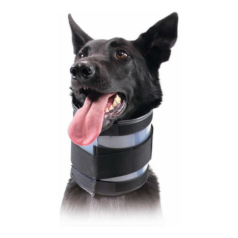 Cervical collar for dogs KVP Black (10-41 cm)