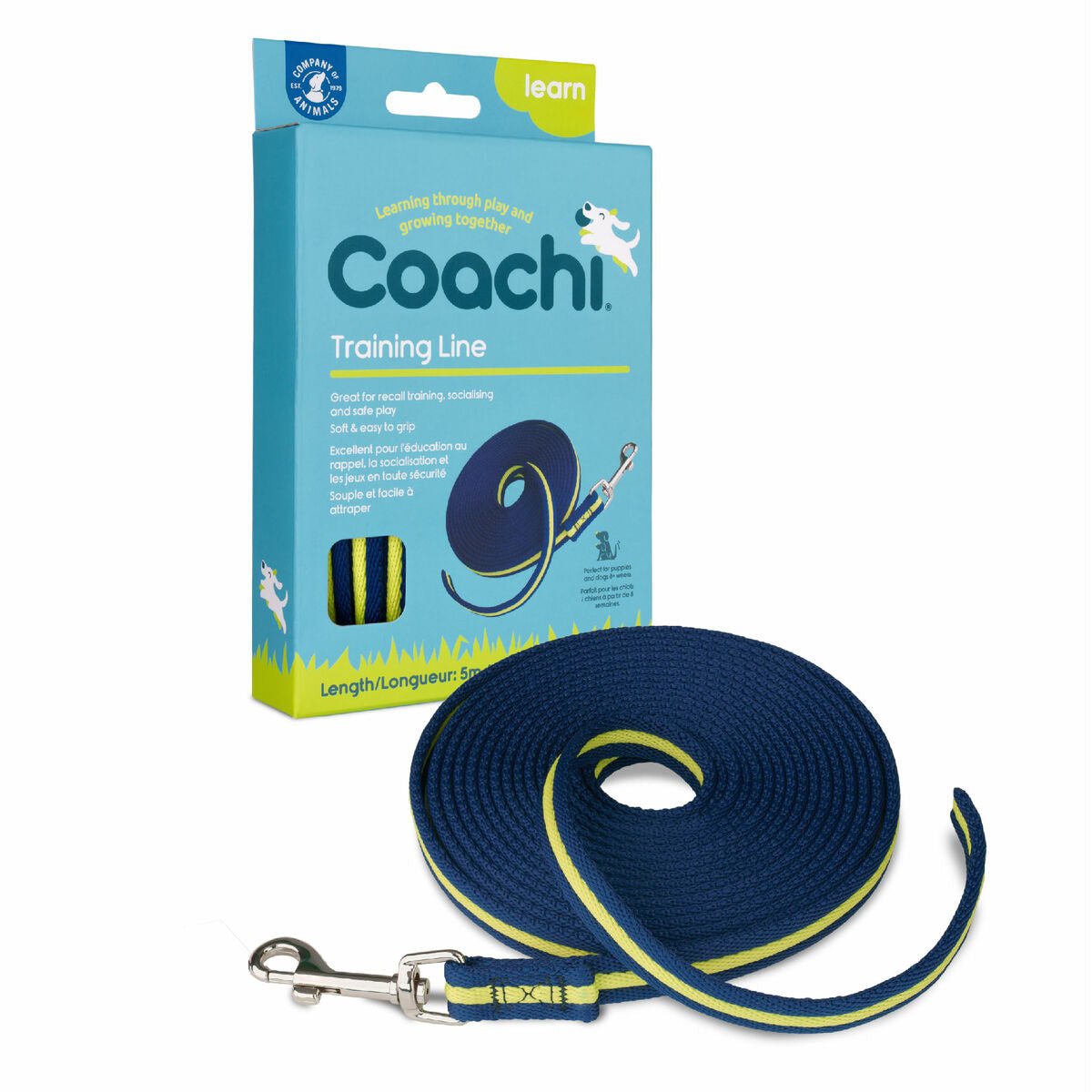 Training leash Coachi Blue