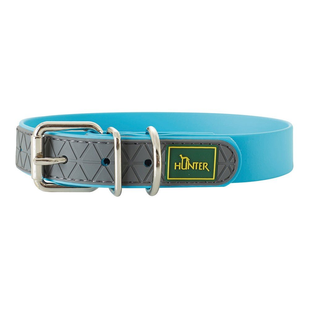 Dog collar Hunter Convenience Turquoise (23-31 cm)