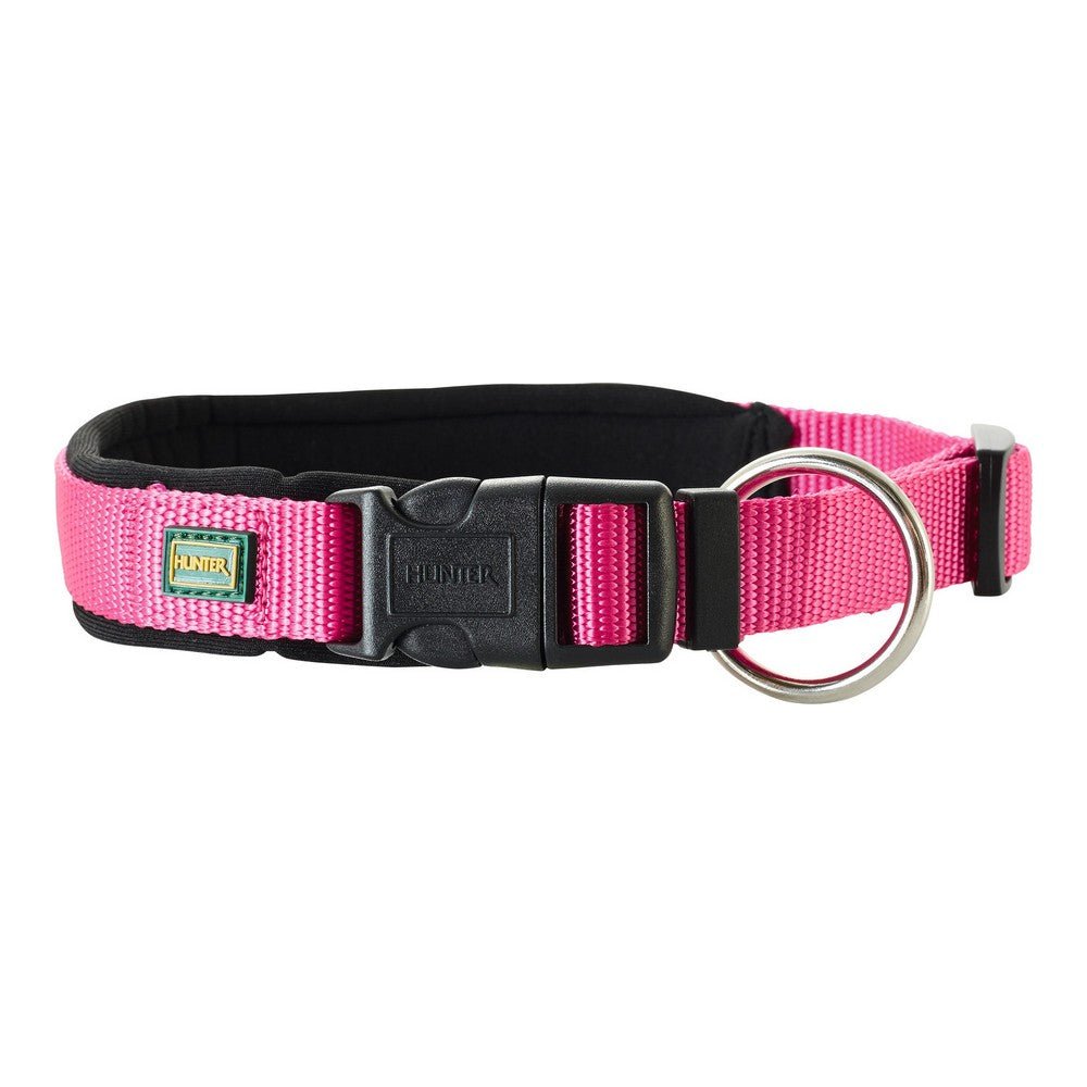 Dog collar Hunter neoprene pink (45-50 cm)