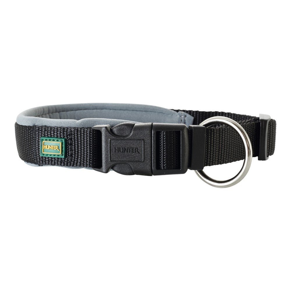 Dog collar Hunter neoprene black (28-30 cm)