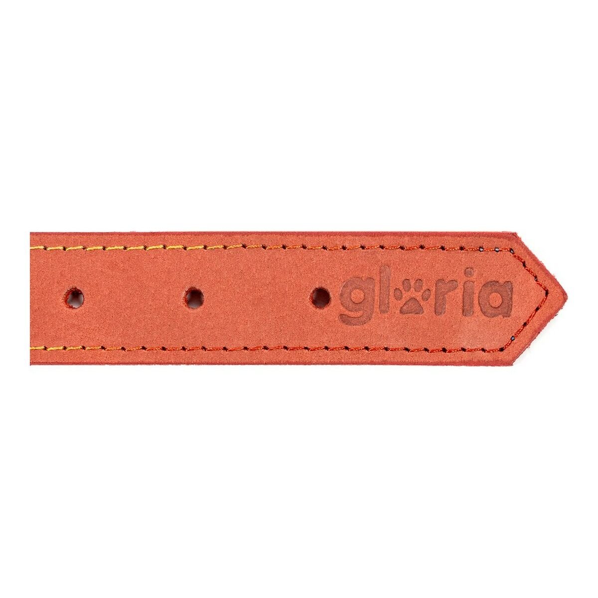 Hundhalsband läder Gloria Oasis Röd (65 x 3 cm)