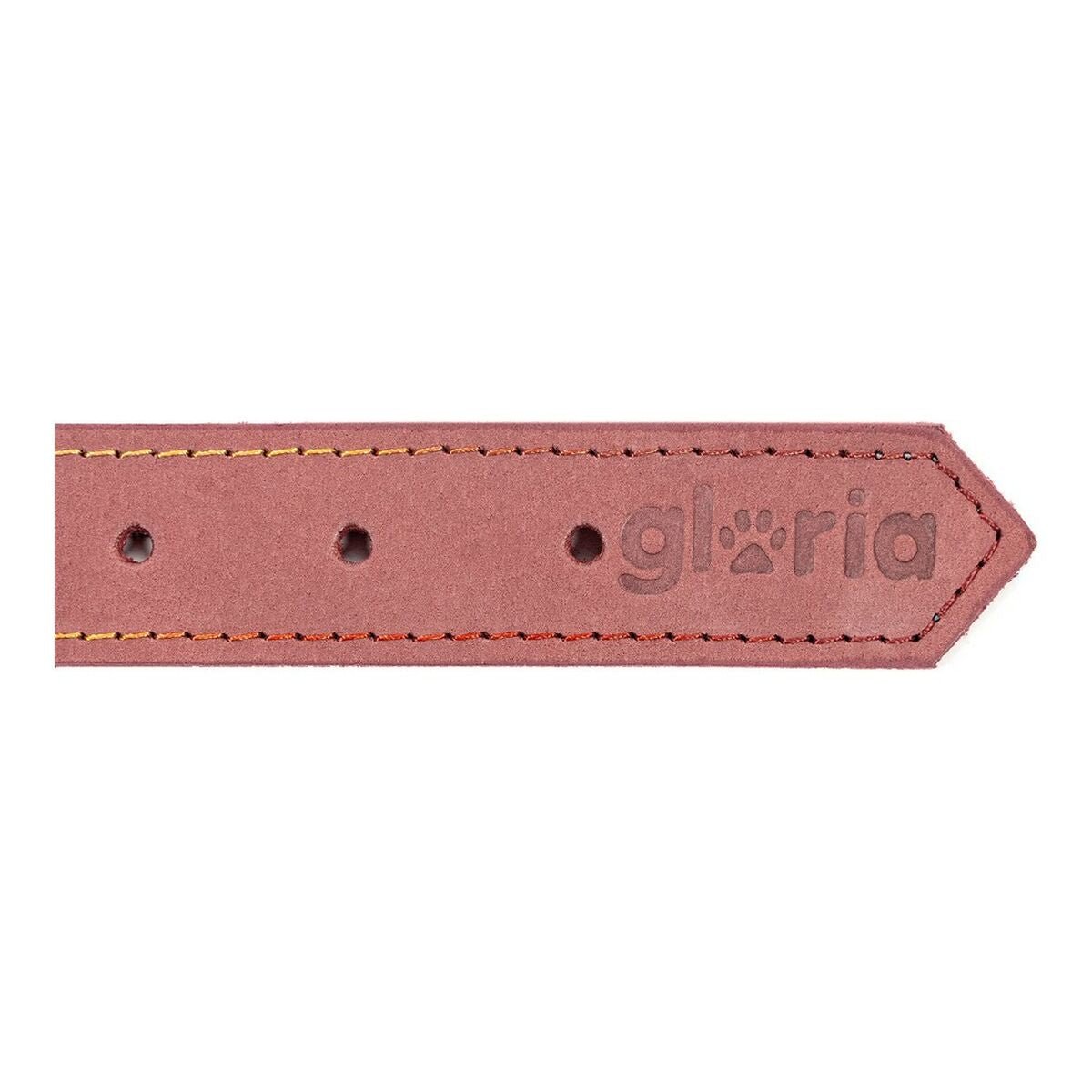 Hundhalsband läder Gloria Oasis Rosa