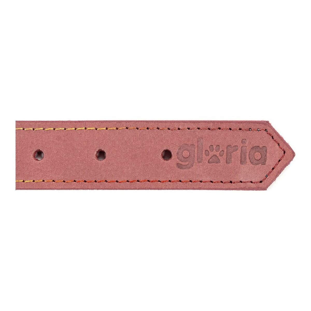 Dog collar leather Gloria Oasis Pink (60 x 3 cm)