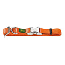 Hundhalsband nylon justerbar Hunter Alu-Strong orange L - Hunter | Valpoteket