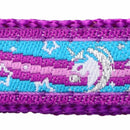 Hundhalsband nylon Red Dingo Unicorn 24-37 cm - Red Dingo | Valpoteket
