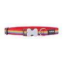 Hundhalsband Red Dingo STYLE RAINBOW 15 mm x 24-36 cm - Red Dingo | Valpoteket