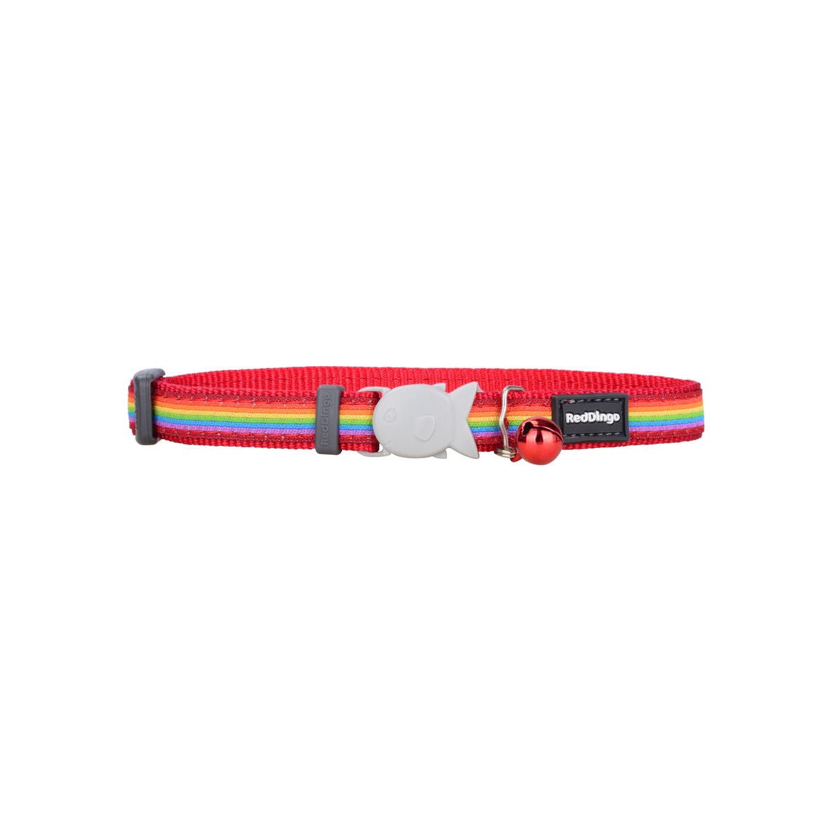 Hundhalsband Red Dingo STYLE RAINBOW 15 mm x 24-36 cm - Red Dingo | Valpoteket