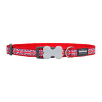 Hundhalsband Red Dingo STYLE UNION JACK FLAG 31-47 cm - Red Dingo | Valpoteket