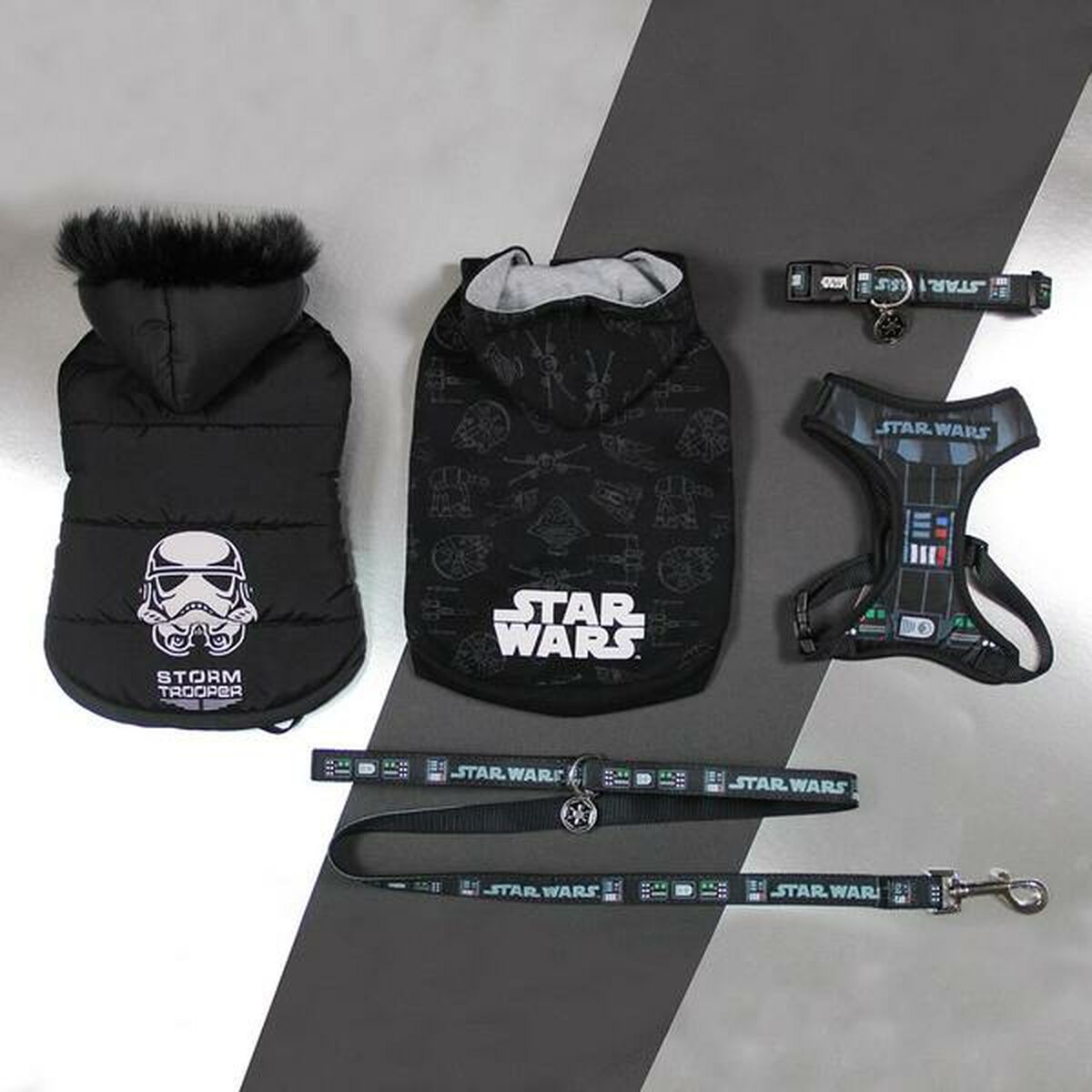 Dog collar Star Wars XXS/XS Black