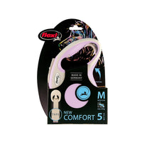 Hundkoppel Flexi New Comfort Rosa XS-storlek (3 m) - Flexi | Valpoteket