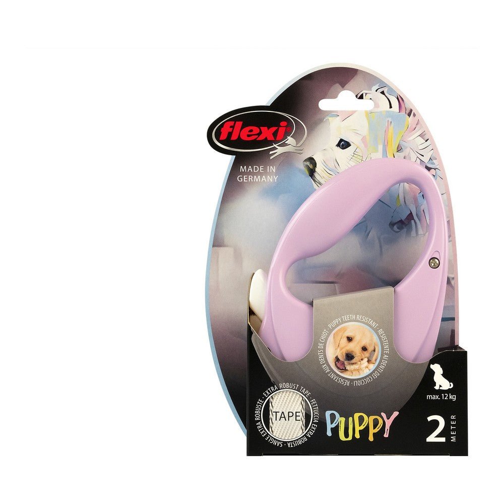 Dog leash Flexi Puppy 2 m Pink