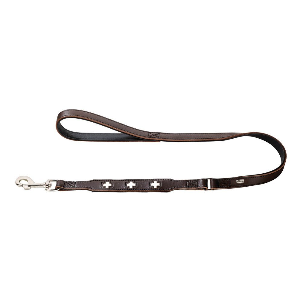 Dog leash Hunter Swiss Negro, brown (100 cm)