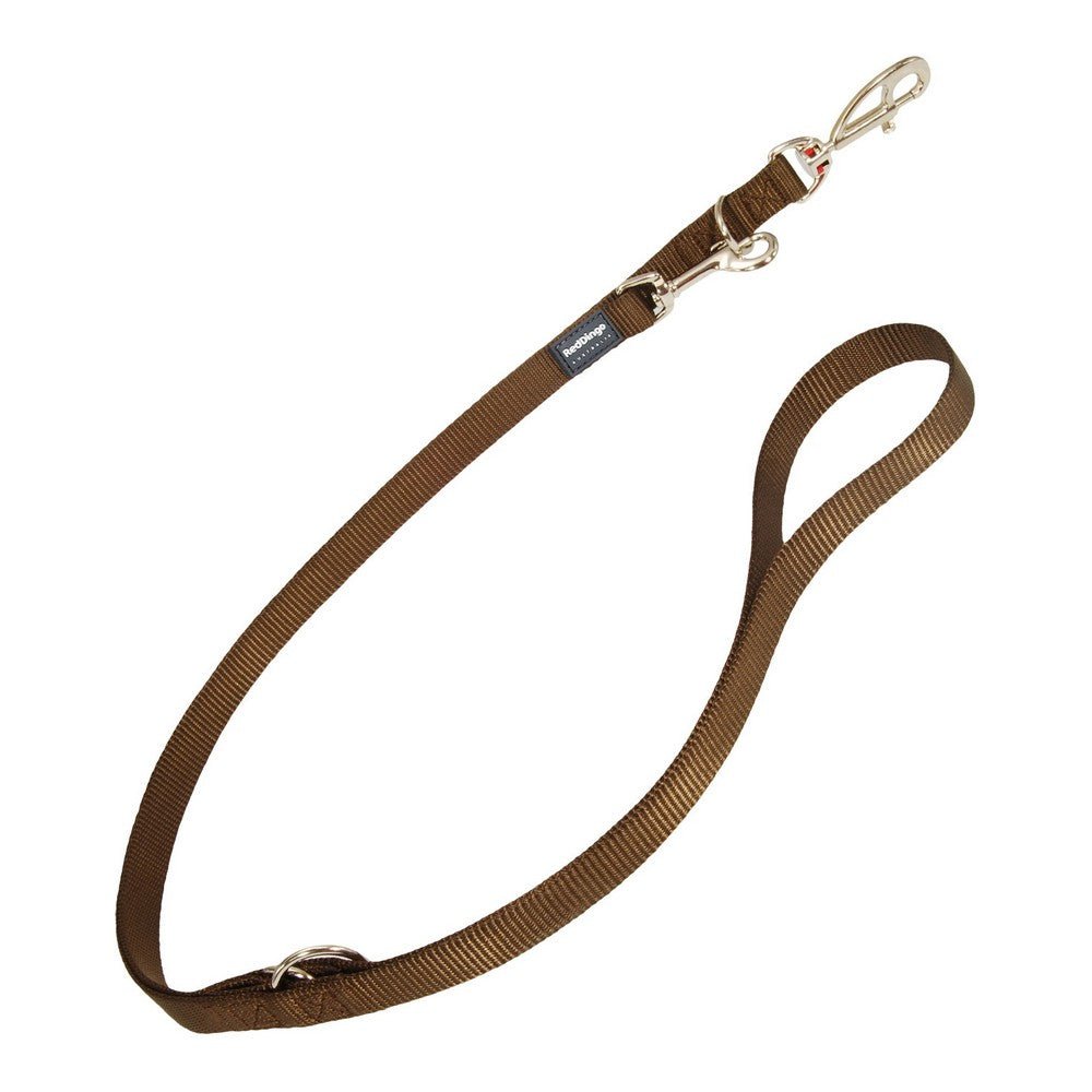 Dog Leash Red Dingo Brown (2.5 x 200 cm)