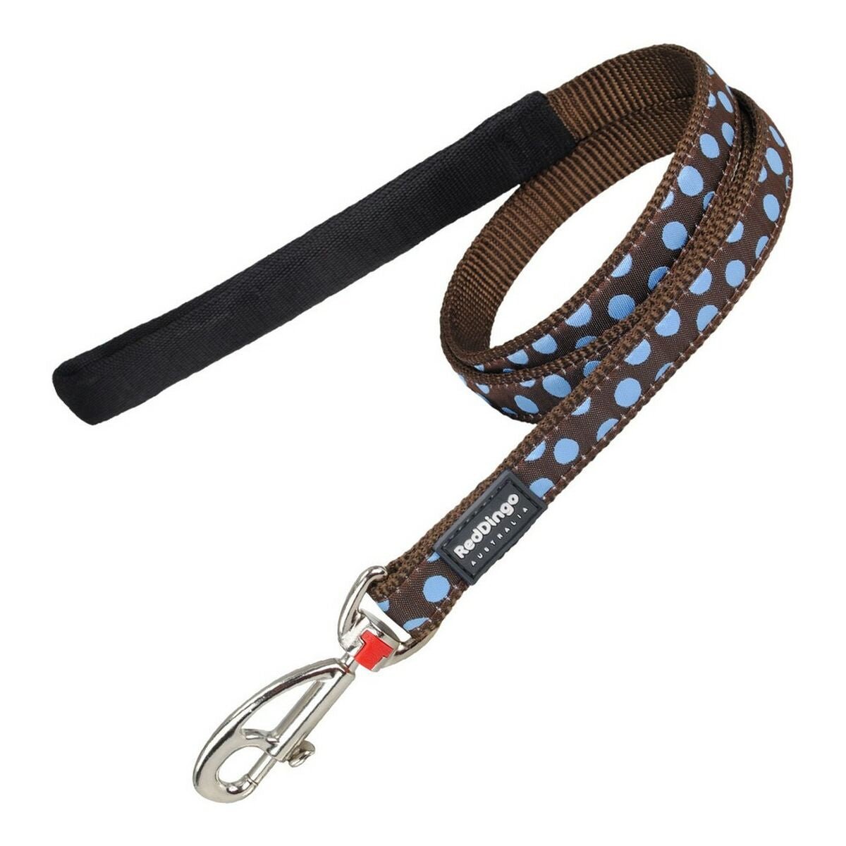 Dog Leash Red Dingo Brown Points (1.2 x 120 cm)