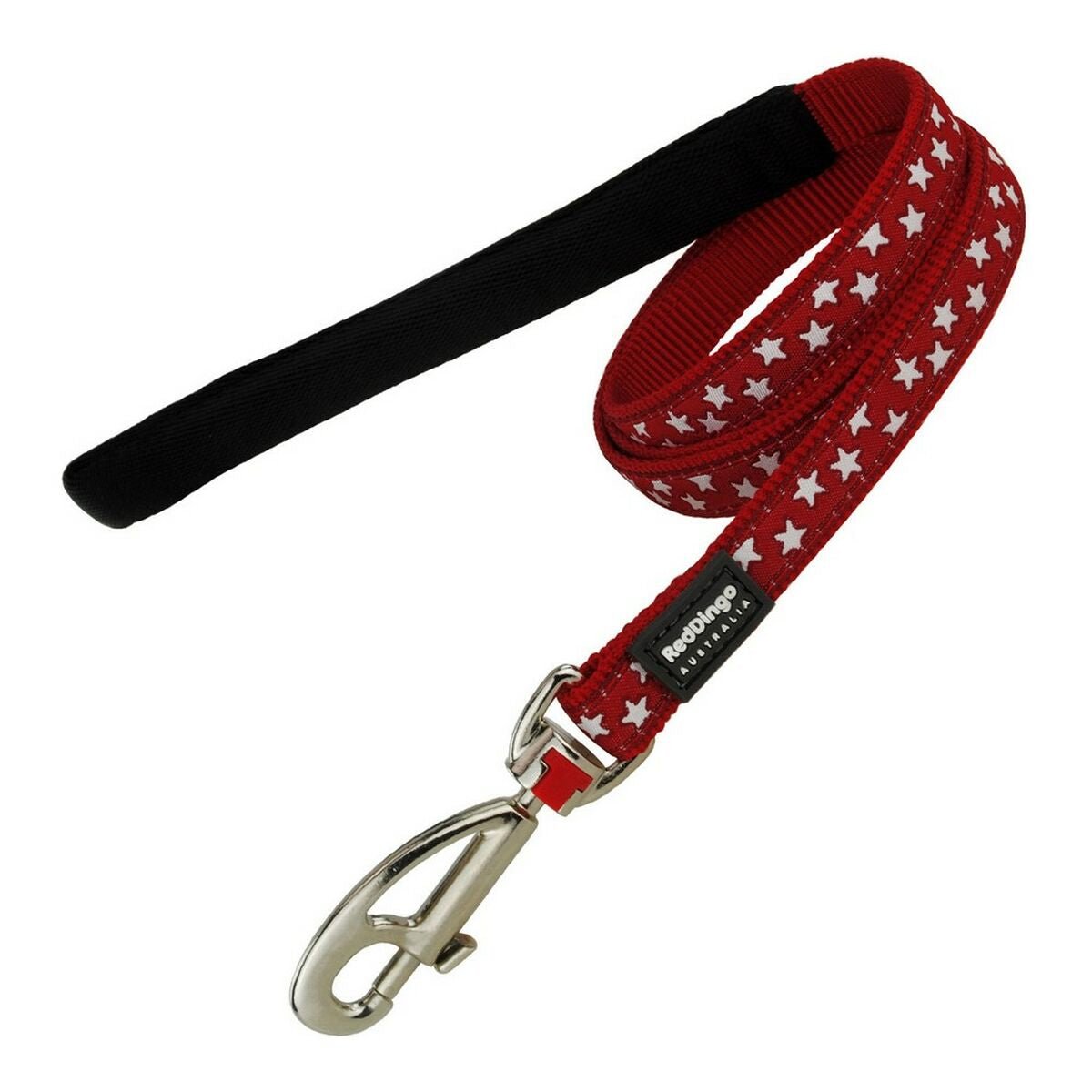 Dog leash Red Dingo Red star (1.2 x 120 cm)