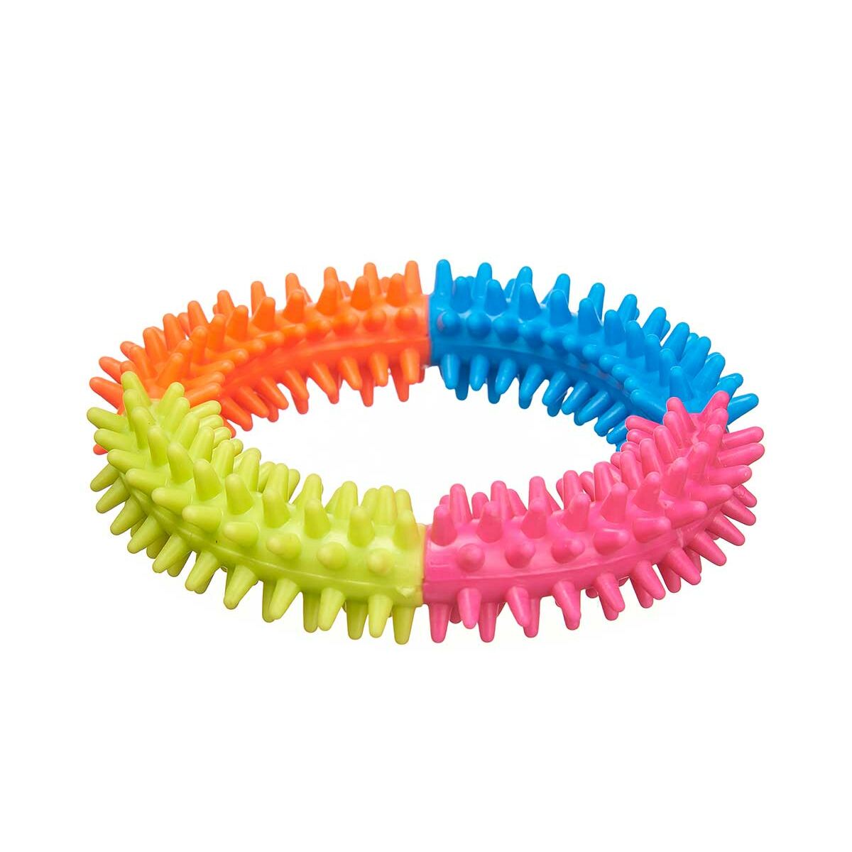 Dog toy Multicolour Silicone 12.5 x 2.5 x 12.5 cm (24 quantity)