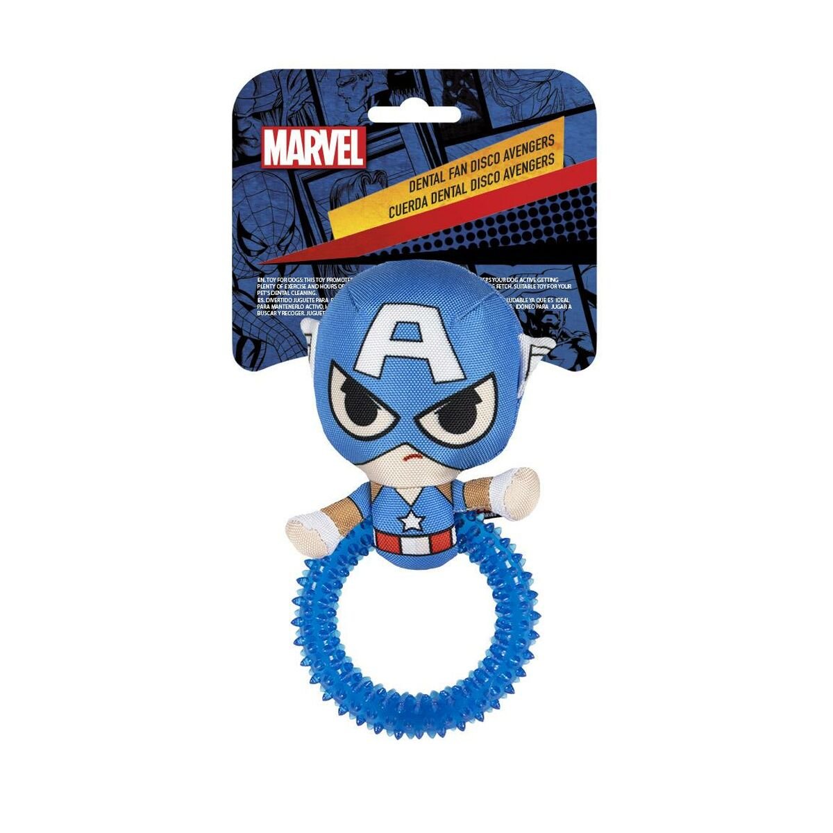 Dog toy The Avengers Blue 100% polyester