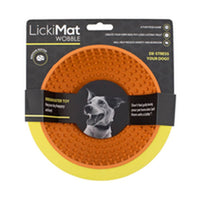 Hundmatare Lickimat Wobble Orange Gummi - Lickimat | Valpoteket