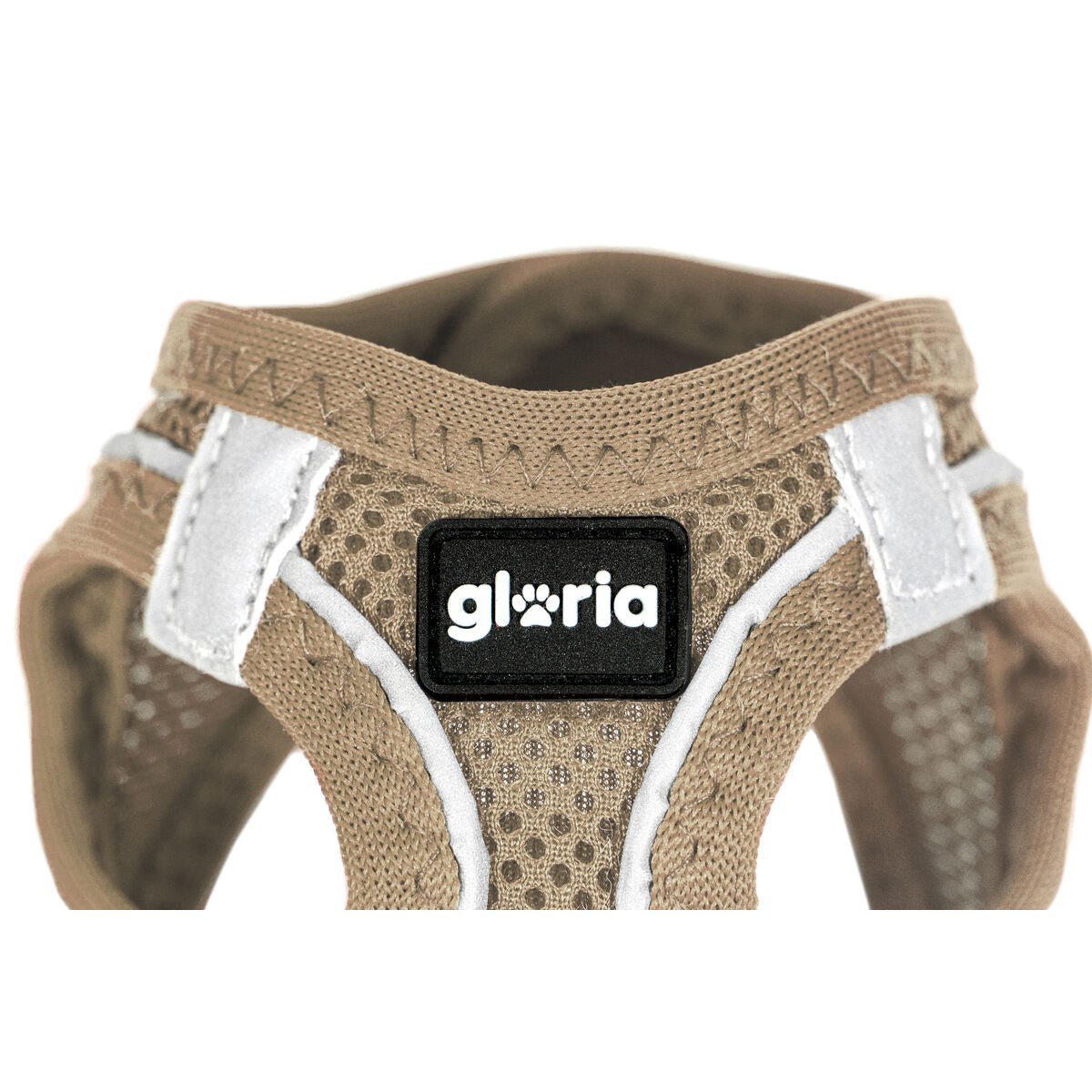 Dog harness Gloria 24.5-26 cm Beige 18-20 cm