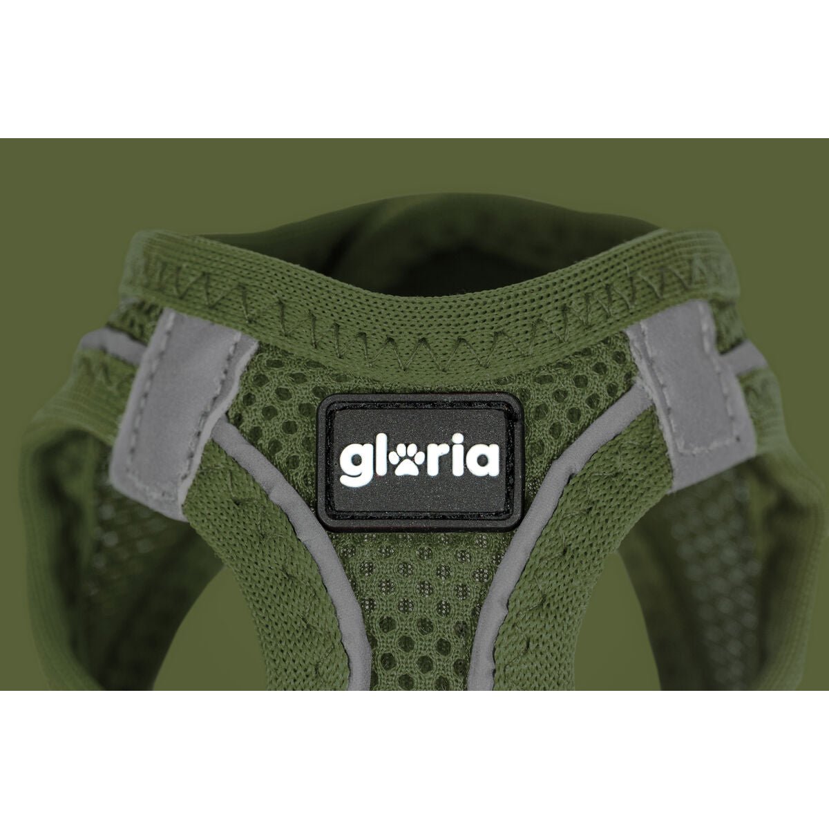 Dog harness Gloria 51-52 cm Green L 33.4-35 cm