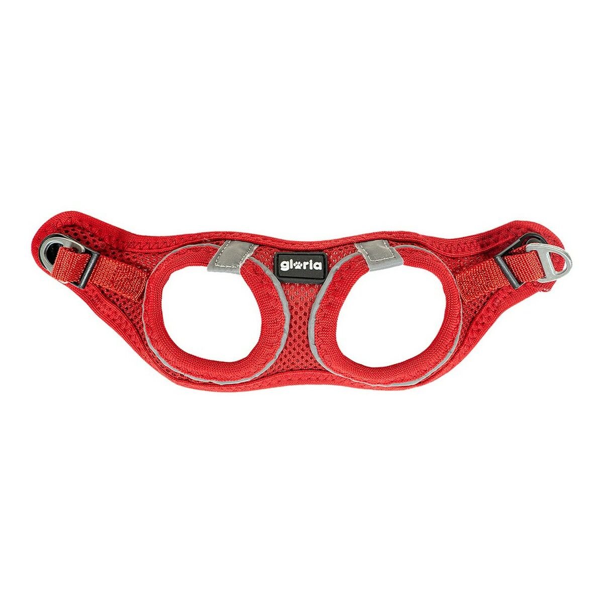 Hundsele Gloria Air Mesh Trek Star Justerbar Röd Storlek XXXS (18-20 cm) - Gloria | Valpoteket