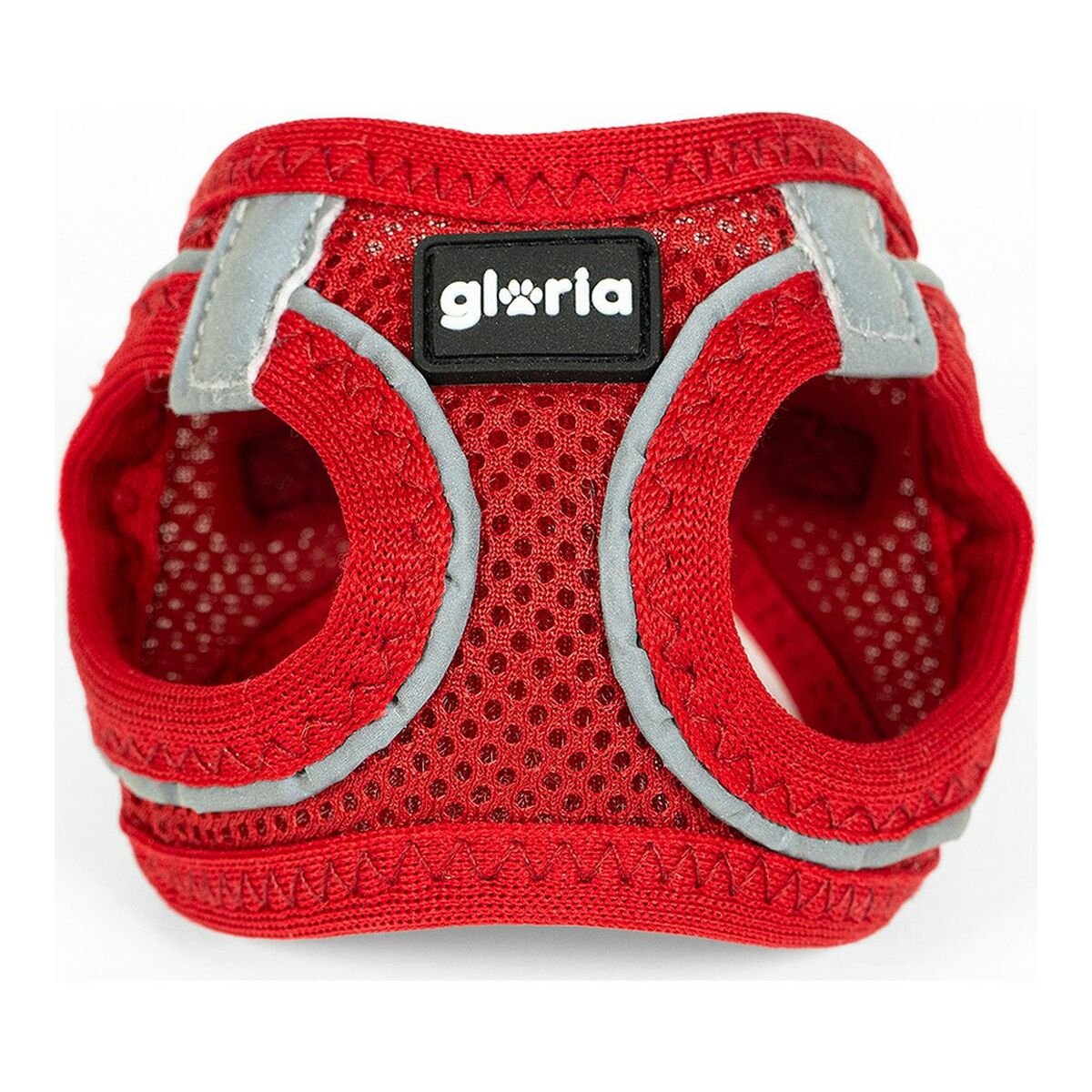 Hundsele Gloria Air Mesh Trek Star Justerbar Röd Storlek XXXS (18-20 cm) - Gloria | Valpoteket