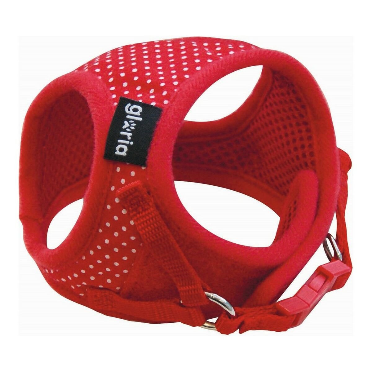 Dog harness Gloria Points 21-29 cm Red Size S