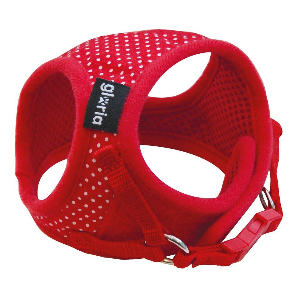 Dog harness Gloria Points 27-35 cm Red Size M