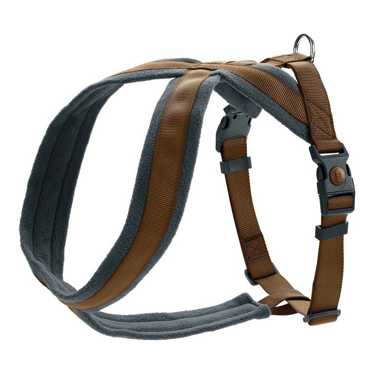 Dog harness Hunter London Comfort 52-62 cm Brown Size S/M