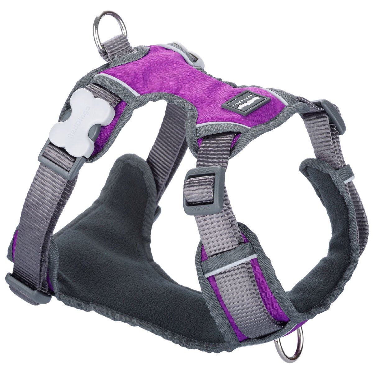 Dog harness Red Dingo Dingo 38-58 cm 46-63 cm Purple M