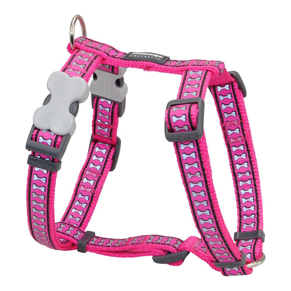 Hundsele Red Dingo Elfenben Reflekterande 46-76 cm Fuchsia - Red Dingo | Valpoteket