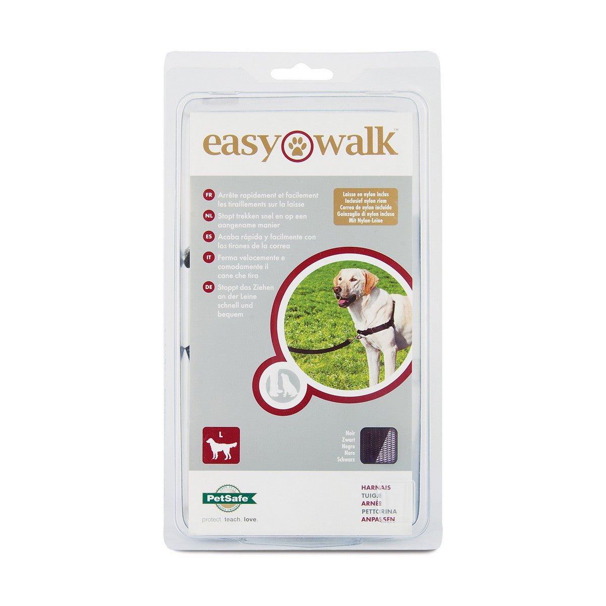 Husdjusbälte PetSafe Easy Walk Stor Svart (L) - PetSafe | Valpoteket