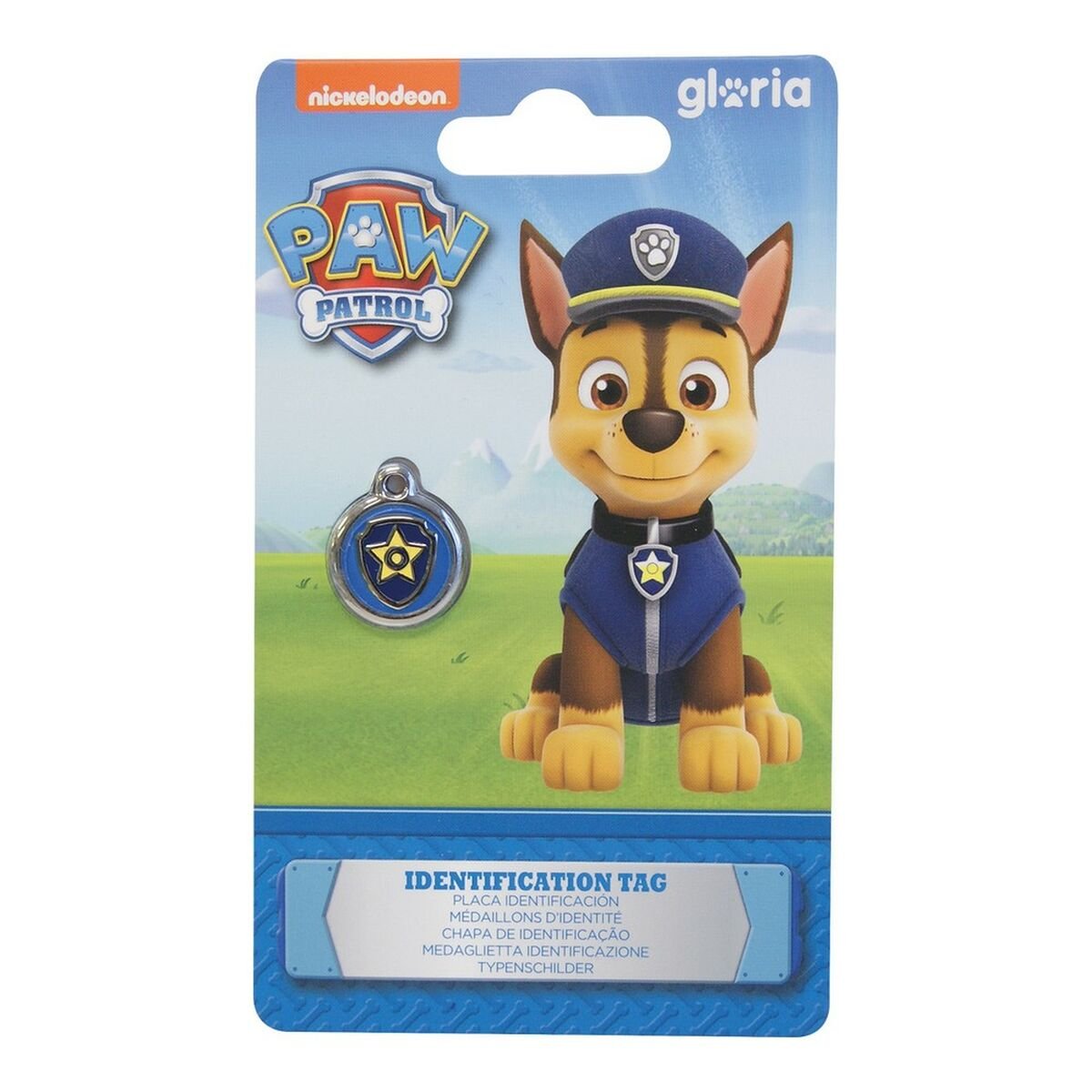 Id bricka hund för halsband The Paw Patrol Chase Storlek S - The Paw Patrol | Valpoteket