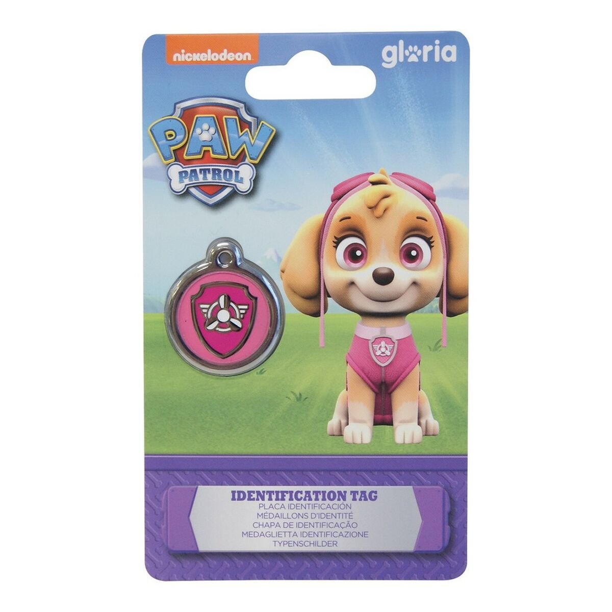 Id bricka hund för halsband The Paw Patrol Skye Storlek M