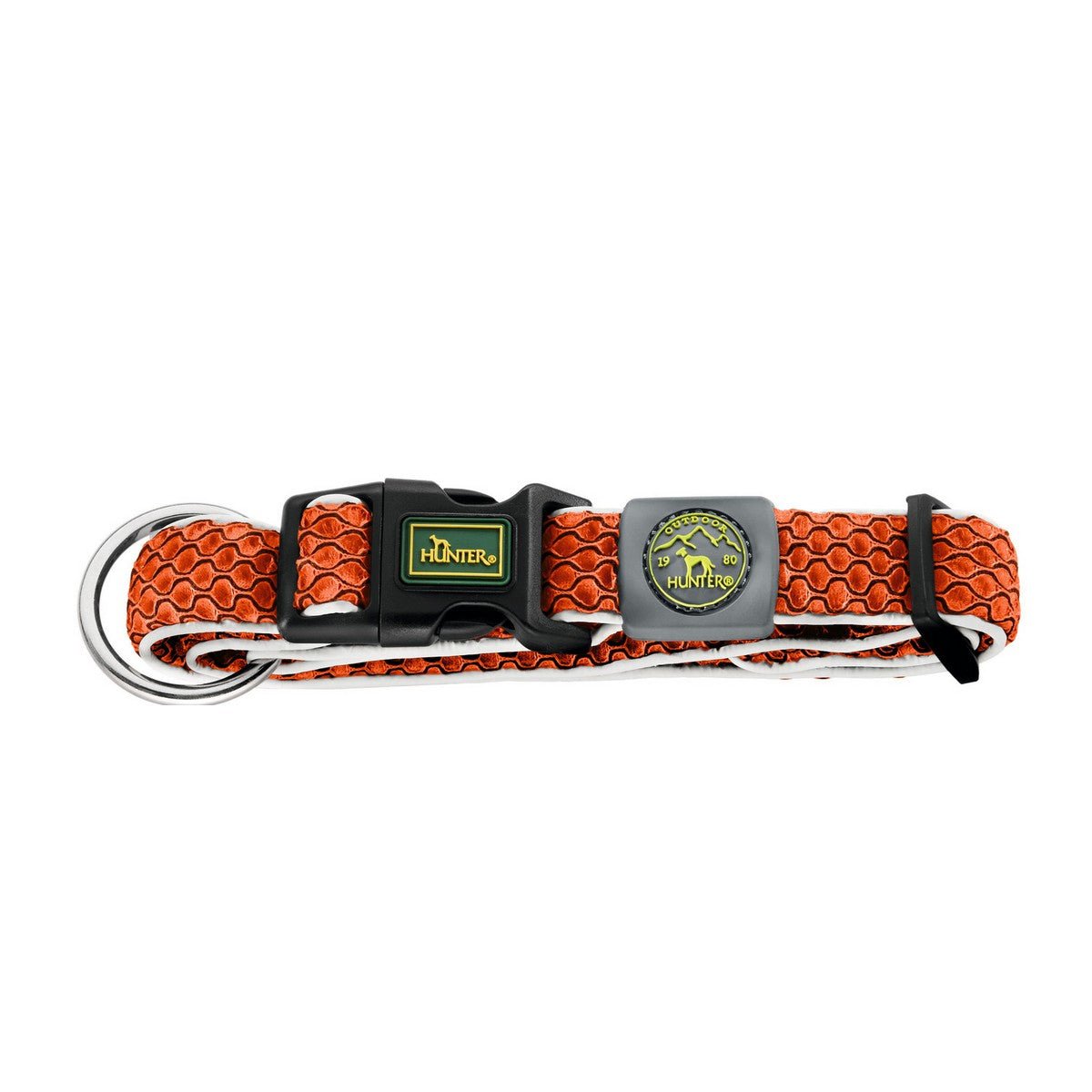 Reflexhalsband hund Hunter Hilo Plus orange L - Hunter | Valpoteket