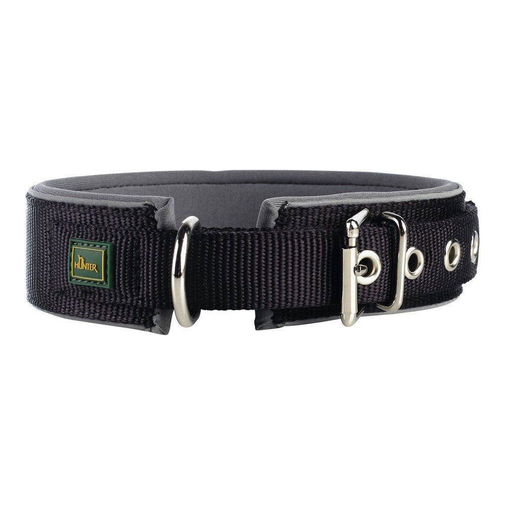 Reflective dog collar Hunter Black (49-56 cm)