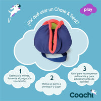 Training toy Coachi CHASE & TREAT Blå - Coachi | Valpoteket