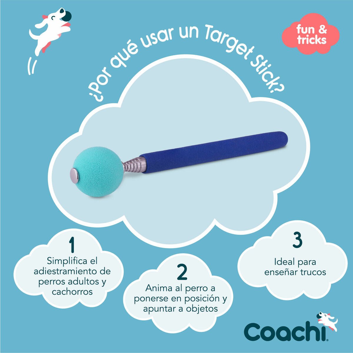 Training toy Coachi Stick Blå - Coachi | Valpoteket