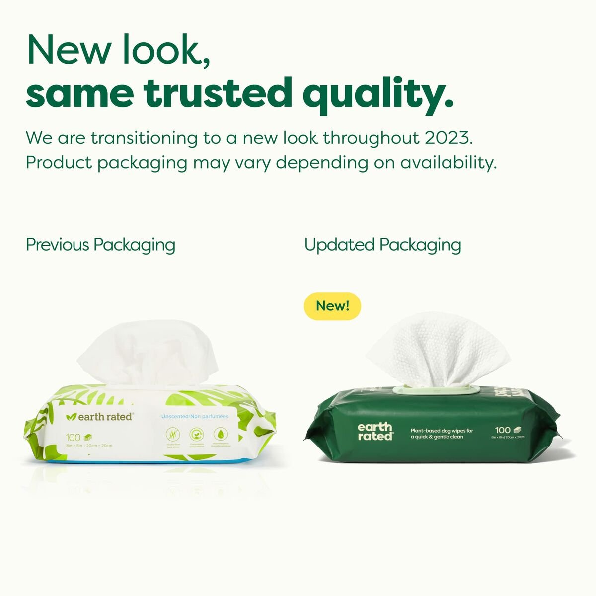 Wet wipes Earth Rated 100 quantity